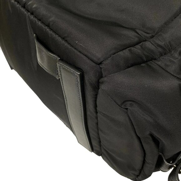 Auth PRADA - Black Leather Shoulder Bag - Picture 4 of 16